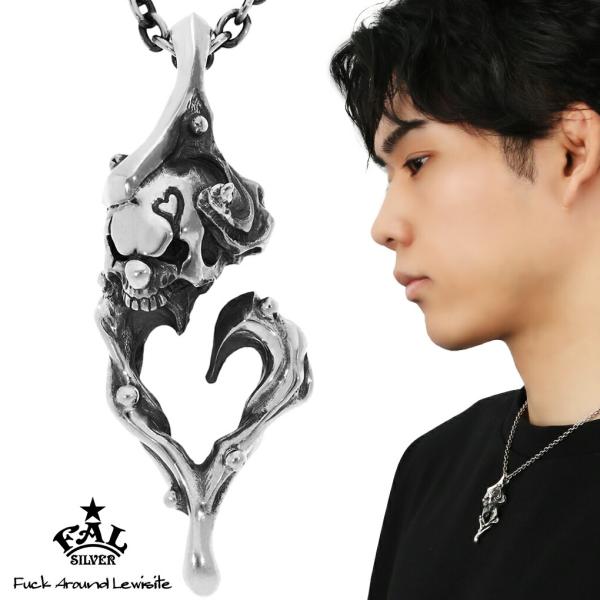 暖色系 FAL ネックレス メンズ ブランド シルバー スウィルパターン