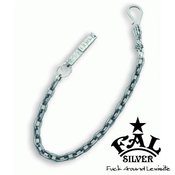 FAL ウォレットチェーン メンズ ブランド シルバー デスパレート