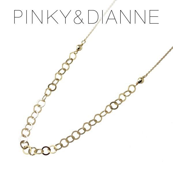 Pinky Dianne ピンキー ダイアン ネックレス レディース サークル チェーン 10金 ゴールド ブランド プレゼント 女性 ピンキーダイアン Idan Online Co Il