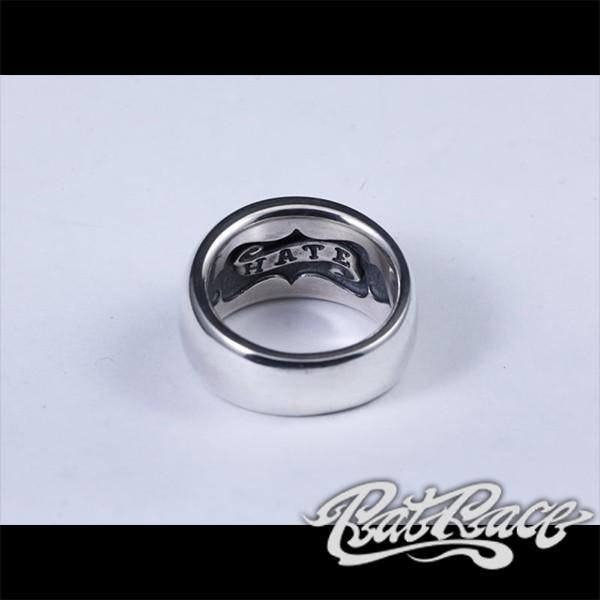 Rat Race ling シルバーリング ラットレースリング HATE ラットレース - Message On Ribbon Ring / HATE – RAT RACE