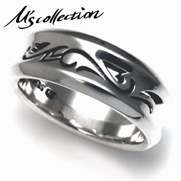 美品 M’s COLLECTION シルバー 唐草 アラベスク リング 11号 M'S COLLECTION Ms collection リング 指輪 メンズ ブランド