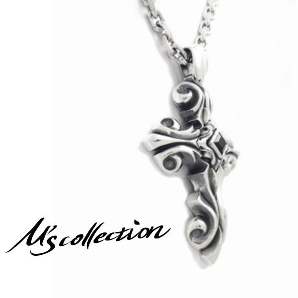 Ms Collection ネックレス メンズ ブランド シルバー クロス オニキス シルバー925 ペンダント チェーン付 エムズコレクション Frt X 0260ox Alize アリゼ 通販 Yahoo ショッピング