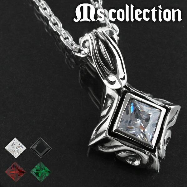 美品　エムズコレクション　ジルコニア　ネックレス　ペンダント M'S COLLECTION（エムズコレクション） Ms collection ネックレス