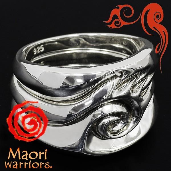 Maori Maori warriors リング メンズ ブランド 指輪 シルバー 3連