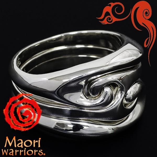 Maori Maori warriors リング メンズ ブランド 指輪 シルバー 3連