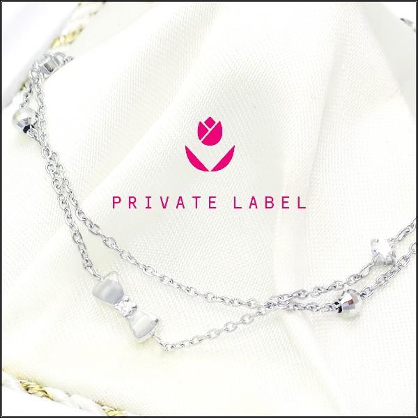 PRIVATE LABEL（プライベート レーベル） リボン ブレスレット 