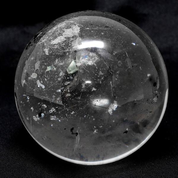 天然水晶玉 約44mm 丸玉 天然石 パワーストーン 贈り物 水晶 クォーツ