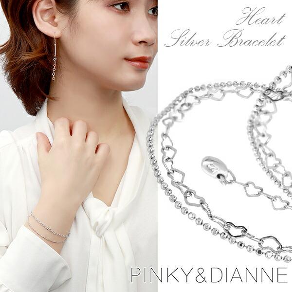 Pinky&Dianne K10WG ブレスレット フラワーモチーフ