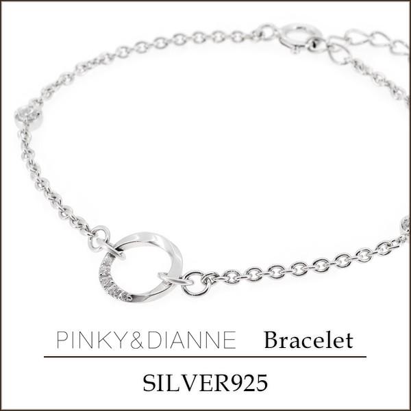 pinky&Dianne ピンキーアンドダイアン K10 チェーンブレスレット ピンキーアンドダイアン] ブレスレット 10金 ダイヤモンド