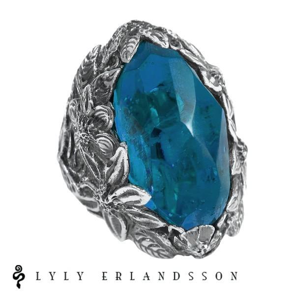 LYLY ERLANDSSON �����O �����Y ���f�B�[�X �u�����h �w�� �V���o�[ the WINTER blue �u���[ 7-25�� �E�B���^�[ �V���o�[925 �����[�G�������h�\��