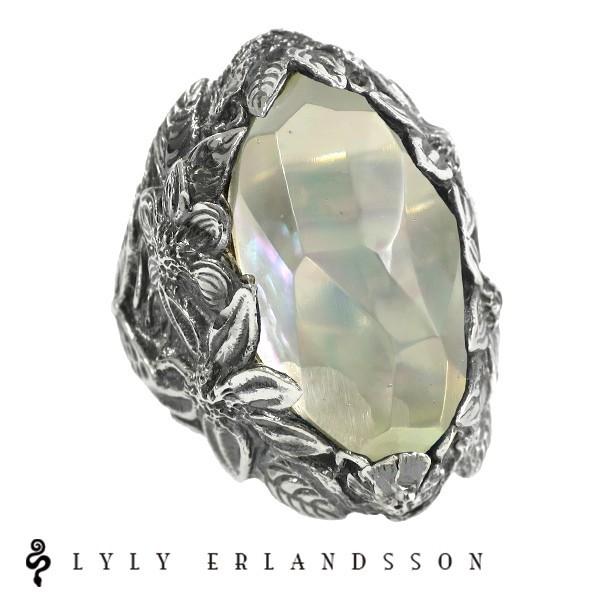 LYLY ERLANDSSON �����O �����Y ���f�B�[�X �u�����h �w�� �V���o�[ the WINTER Shell Plate clear �N���A�[ 7-25�� �E�B���^�[ �����[�G�������h�\��