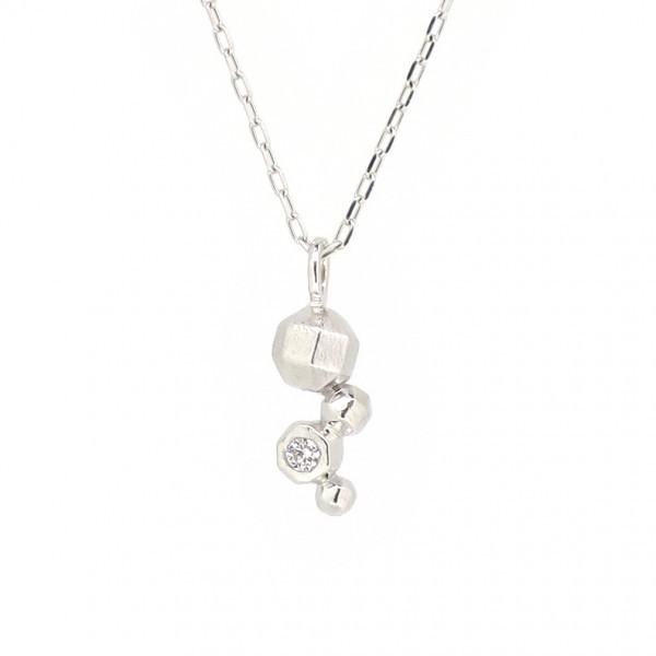 幾何学模様 ゴールドネックレス チェーン付きペンダント ジオメトリー 抽象 シンプル モード 粒 ストーン 18金 Www Nlqp Com