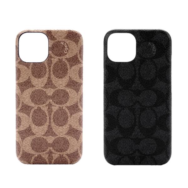 COACH コーチ シグネチャー カーキ ブラック iPhone13 iPhone14 COACH コーチ シグネチャー カーキ ブラック iPhone13 iPhone14