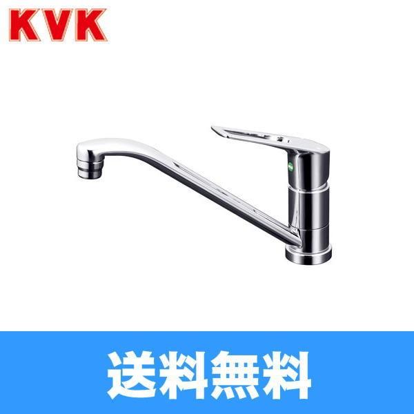 KVK 流し台用シングルレバー式混合栓(eレバー) KM5011TEC (水栓金具