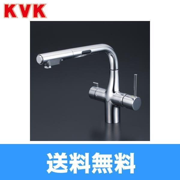 KVK ビルトイン浄水器用シングルシャワー付混合栓(センサー付)(e KVK ビルトイン浄水器用シングルシャワー付混合栓(センサー付)(e