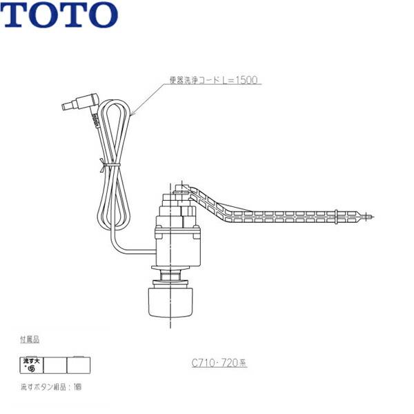 TOTO TCA529 TOTO ウォシュレット AFタイプ用 リモコン便器洗浄
