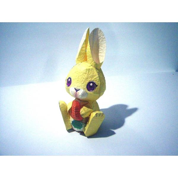 藤の屋文具店 ごじら工房 越前和紙 ペーパークラフトキット デフォルメ うさぎ ウサギ 兎 難易度3 約19cm Buyee Buyee Japanese Proxy Service Buy From Japan Bot Online