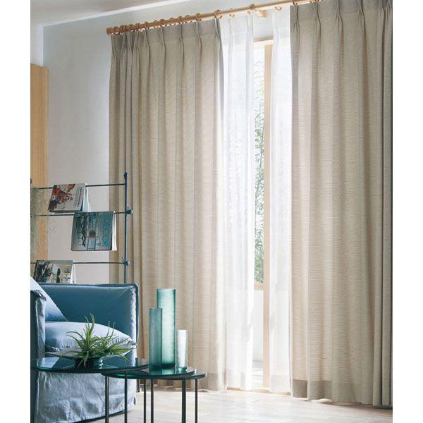コンプソン シンコール Abitazione ウオッシャブル 洗えるカーテン ナチュラル ボーダー 日本製 グレー シンプル Az 3010 H カーテンカーテン 通販 Yahoo ショッピング