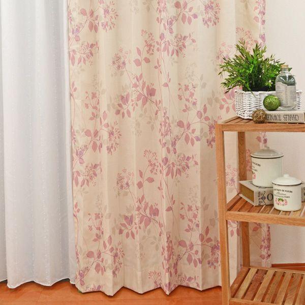 ナチュラルカーテン レイザ オーダーカーテン 子供部屋 ピンク グリーン 葉 リーフ パステル 洗える ウォッシャブル Layza B カーテンカーテン 通販 Yahoo ショッピング