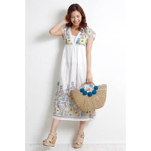 ナチュラル かごバッグ ポンポン 裏地付き かご 大きい カゴバッグ バッグ バスケット レディース リゾート Bianca Barca セール Buyee Servis Zakupok Tretim Licom Buyee Pokupajte Iz Yaponii