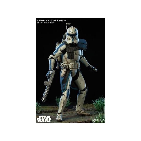 1 6 サイドショウ ミリタリーズ オブ スター ウォーズ スターウォーズ キャプテン レックス フェイズ2アーマー版 3756 All Blue 通販 Yahoo ショッピング