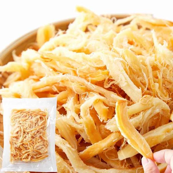 いかの旨味と燻製の香りでお酒がすすむ  お徳用 燻製さきいか400g