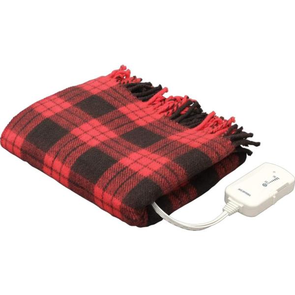 電気毛布 120×60cm 敷き毛布 ひざ掛け 洗える ダニ退治 室温センサー 節電 キャンプ 電気代 毛布 丸洗い アイリスオーヤマ EBK-1206-ZR