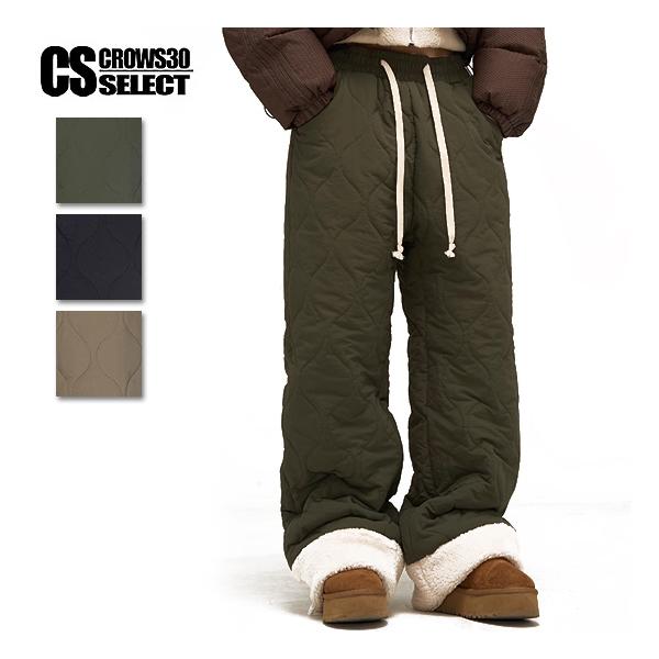 ダウンパンツ メンズ ワイドパンツ モード系 ルーズパンツ