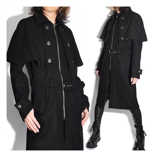 ナポレオンコート メンズ ロングコート ケープコート ライダースコート ウール 送料無料 19 秋 冬 新作 お兄系 個性的 ホスト V系 ビジュアル系 モード系 Buyee Buyee Japanischer Proxy Service Kaufen Sie Aus Japan