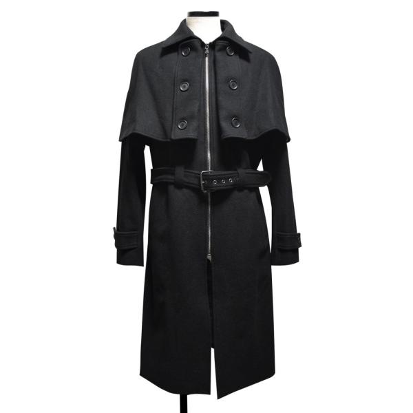 ナポレオンコート メンズ ロングコート ケープコート ライダースコート ウール 送料無料 19 秋 冬 新作 お兄系 個性的 ホスト V系 ビジュアル系 モード系 Buyee 日本代购平台 产品购物网站大全 Buyee一站式代购 Bot Online