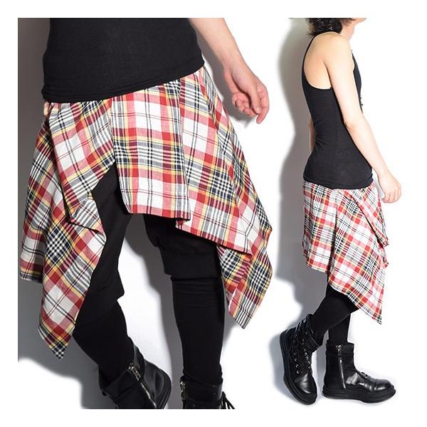 スカート メンズ 巻きスカート レッドチェック 変形 腰巻き As Super Sonic 個性的 V系 ビジュアル系 モード系 ストリート系 衣装 3代目 スタイル 日本製 Buyee Buyee 日本の通販商品 オークションの代理入札 代理購入