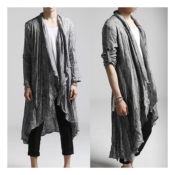 カーディガン メンズ インポート ドレープ 変形 ロング丈 カーディガン メンズ 春 夏 新作 アウター V系 個性的 ホスト スタイル Buyee Buyee 提供一站式最全面最專業現地yahoo Japan拍賣代bid代拍代購服務 Bot Online