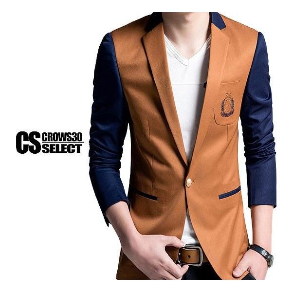 テーラードジャケット メンズ インポート 刺繍 バイカラー ジャケット 大人 ブレザー 大きいサイズ 春 新作 30代 40代 個性的 ホスト V系 Buyee Buyee 日本の通販商品 オークションの入札サポート 購入サポートサービス