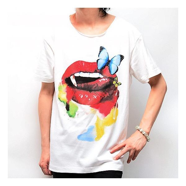 Tシャツ メンズ 半袖tシャツ インポート 当店 オリジナル 唇 リップ バタフライ 蝶 プリント 15 夏 新作 個性的 30代 40代 V系 大人 スタイル Buyee Buyee บร การต วกลางจากญ ป น ซ อจากประเทศญ ป น