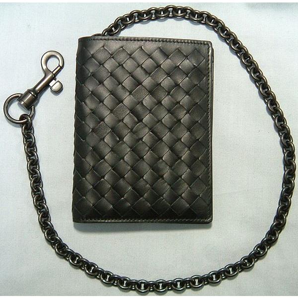 ボッテガ ヴェネタ Bottega Veneta メンズ 2つ折り財布 黒 チェーン付き Bvmc Bvmc アレグレッツァ 通販 Yahoo ショッピング