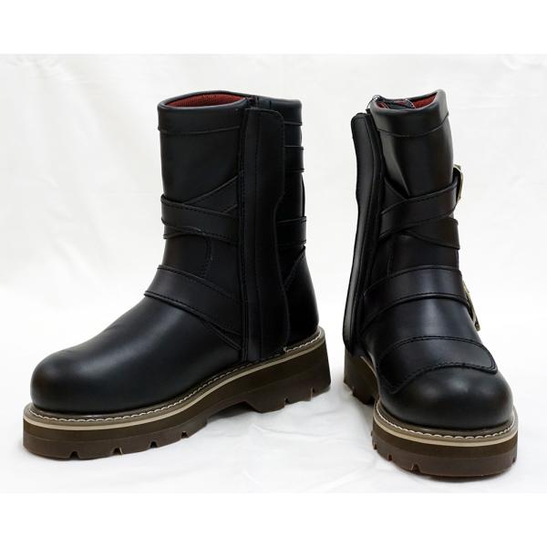 Rosso StyleLad　ROB-202　厚底バイクブーツ サイズ23.5 ロッソ RossoStyleLab ロッソスタイルラボ ROB-202 防水