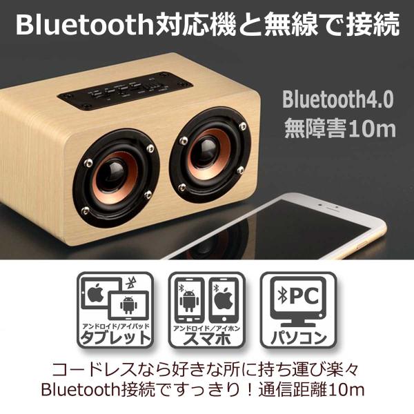 ブルートゥーススピーカー Bluetooth 木製 スピーカー ウッド 小型 ステレオ ワイヤレス 無線 接続 スマホ タブレット Pc モバイル ハンズフリー 通話 おしゃれ Buyee Buyee 提供一站式最全面最專業現地yahoo Japan拍賣代bid代拍代購服務 Bot Online