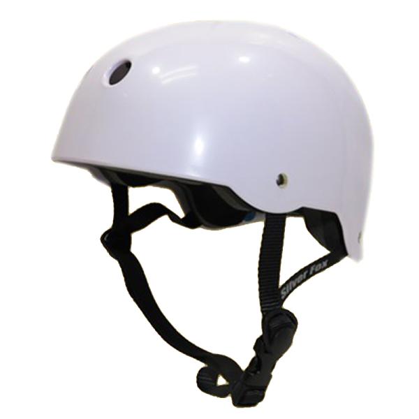 シルバーフォックス SILVERFOX／ヘルメット ホワイト (S) プロテクター