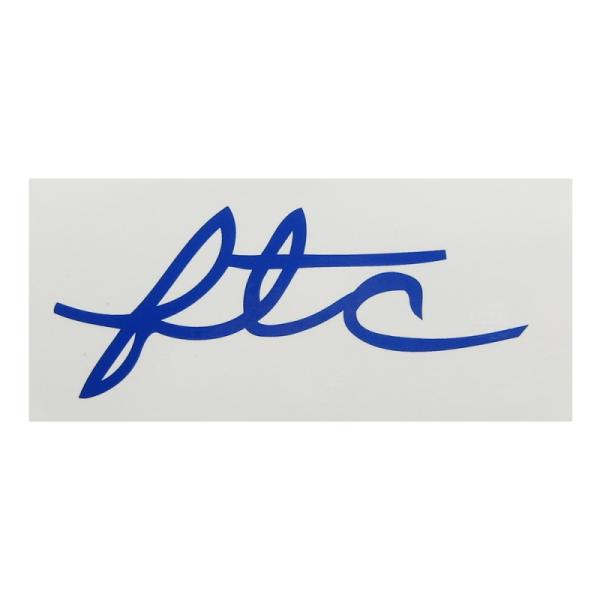 エフティーシー／FTC VITA LOGO SMALL BLUE/WHITE ステッカー