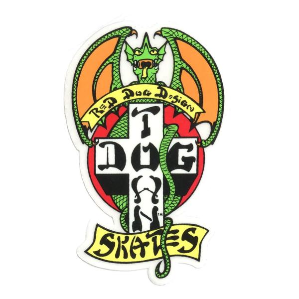 DOGTOWN ドッグタウン DOGTOWN RED DOG OG 70s 2” ステッカー