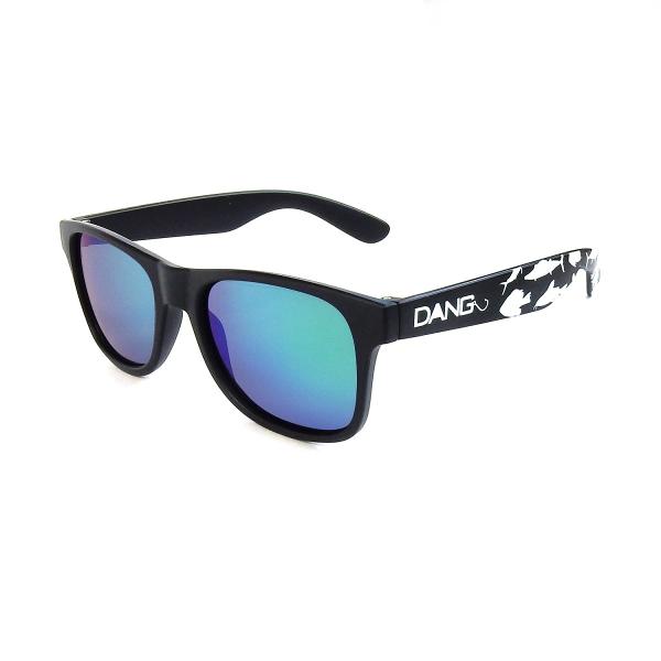 DANGSHADES ダン シェイディーズ LOCO BLACK MATTE x GREEN MIRROR Polarized with FISHING(中村貴之デザインモデル) U1291-C01S01 サングラス