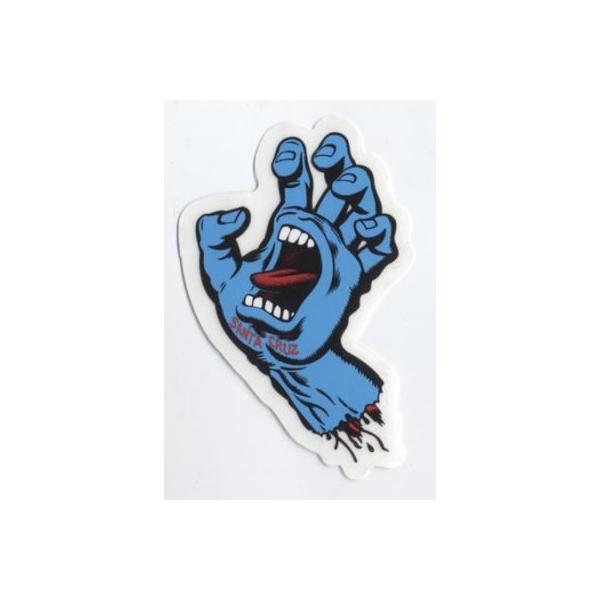 SANTACRUZ サンタクルーズ SCREAMING HAND 6inch スケートボード スケボー ステッカー シール ステッカー シール