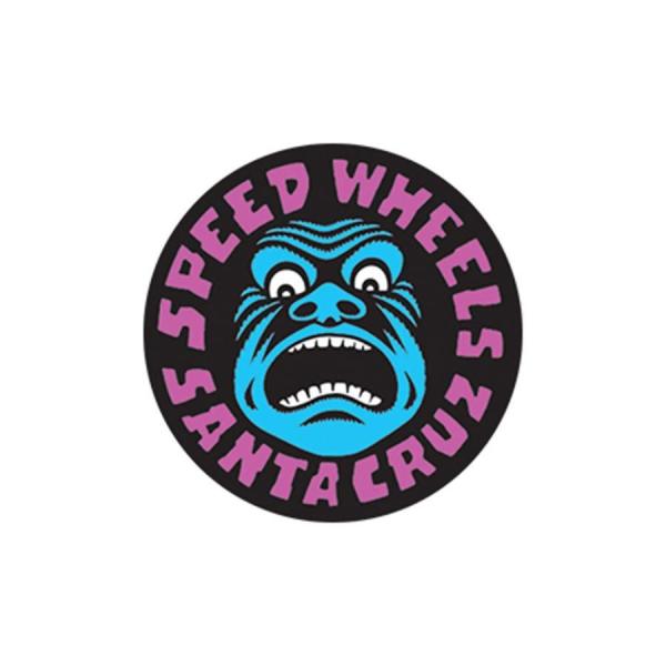 SANTACRUZ サンタクルーズ LTD SPEED WHEELS FACE LENTICULAR スケートボード スケボー ステッカー シールステッカー シール