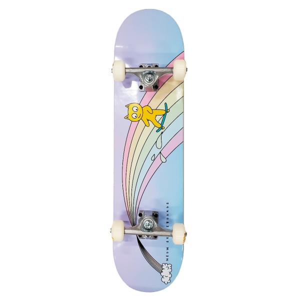 MEOW SKATEBOARDS ミャオ MEOW OVER THE RAINBOW COMPLETE 7.5 スケートボード キッズ用コンプリート 完成品