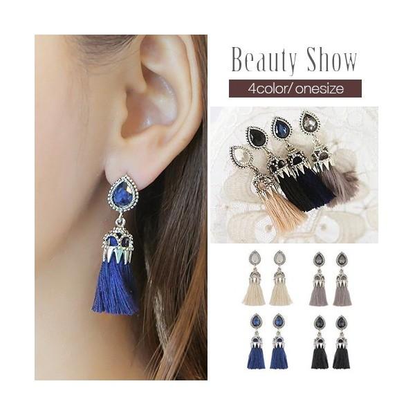 タッセルフリンジピアス フリンジ ピアス レディース Dumsh6401 Sunshine Shop 通販 Yahoo ショッピング