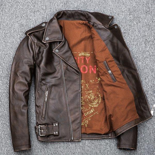 日本産 革ジャン ワイルドなデザインで男らしい 本格的な革ジャン レザージャケット レザーコート ミリタリー ジャケット ブランド 細身 スリムタイプ ショート ダブル 牛革 ライダース バイク 本革 メンズ ジャケット Vpdesigngr Com Br