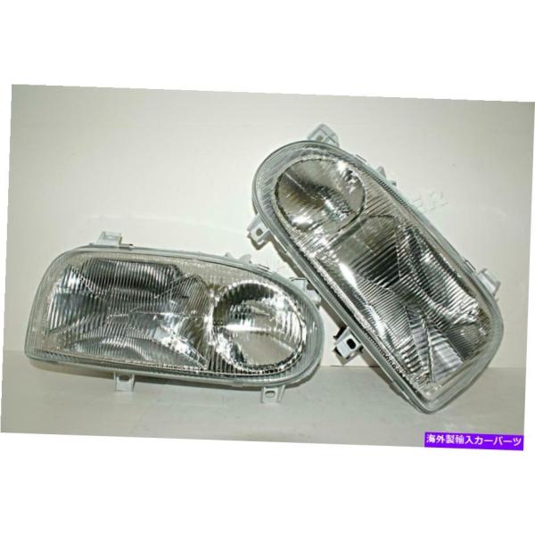 vw ゴルフ3 ヘッドライト　イカリング VW ゴルフⅢ インプロR32ルックヘッドライト