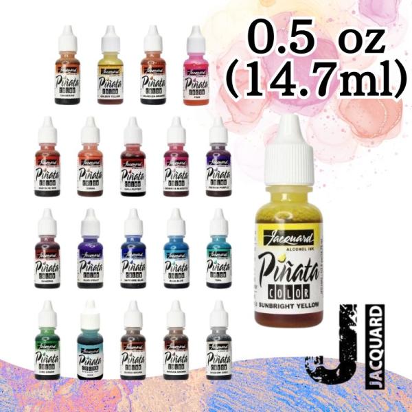 Jacquard ジャカード Pinata ピニャータ 全20色 アルコールインク 0.5oz 0.5オンス プラスチック 陶器 レジン クラフト アート 工芸 輸入品