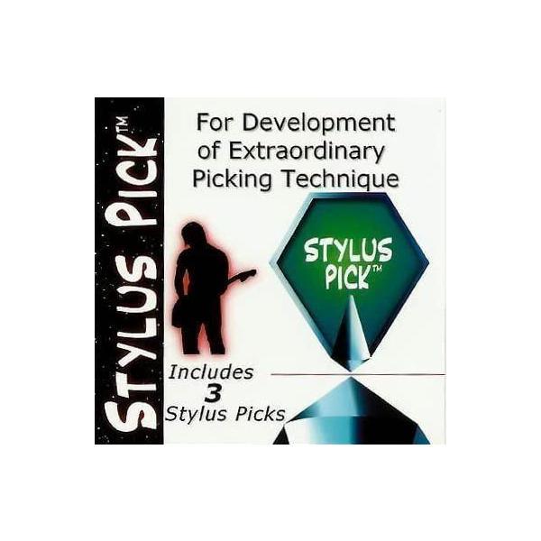 スタイラスピック STYLUS PICK 赤 3枚セット　ギター　ピック　速弾き　ピッキング　練習