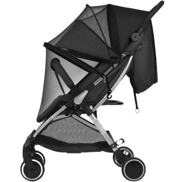 【高密度の六角形メッシュ】ベビーカー 日よけ 360°オールラウンドプロテクション、高密度素材、通気性はバツグン！もう蚊に刺される心配はありません。よりも安全 虫除けスプレー 子供。【簡単な設置と汎用性】虫除けネット 蛍光剤を添加せず、安全...